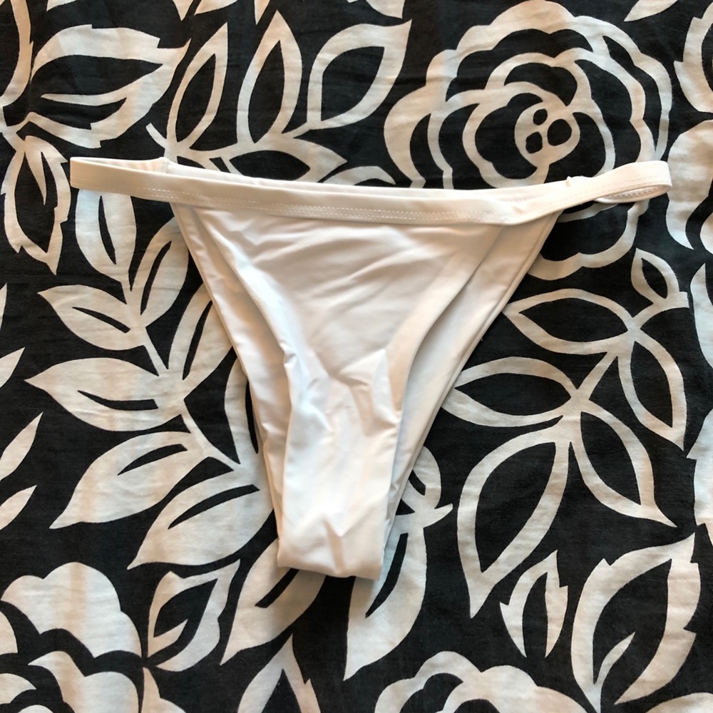 Zaful white bikini bottom